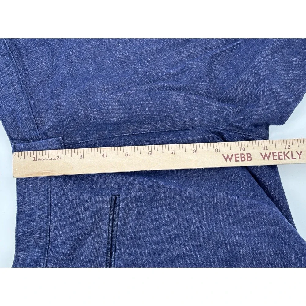 Vintage Sailor Jeans Mens 29x31 Dark Denim Bell Bottom Hippie Seafarer Style USA